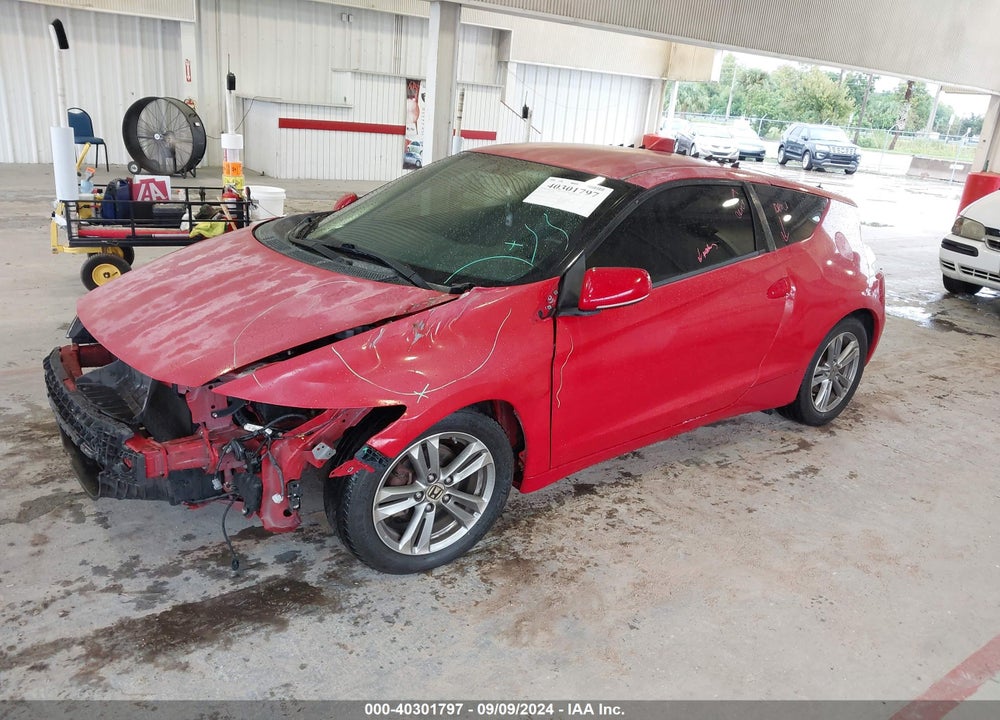 2013 HONDA CR-Z EX VIN: JHMZF1C69DS001958
