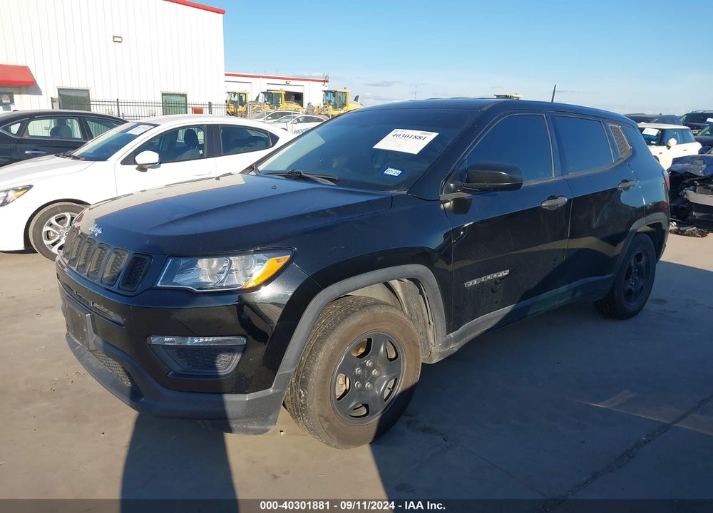 2018 JEEP COMPASS SPORT FWD VIN: 3C4NJCAB6JT250979