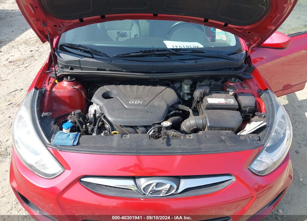 2013 HYUNDAI ACCENT GLS VIN: KMHCT4AE3DU558389