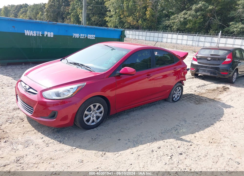 2013 HYUNDAI ACCENT GLS VIN: KMHCT4AE3DU558389