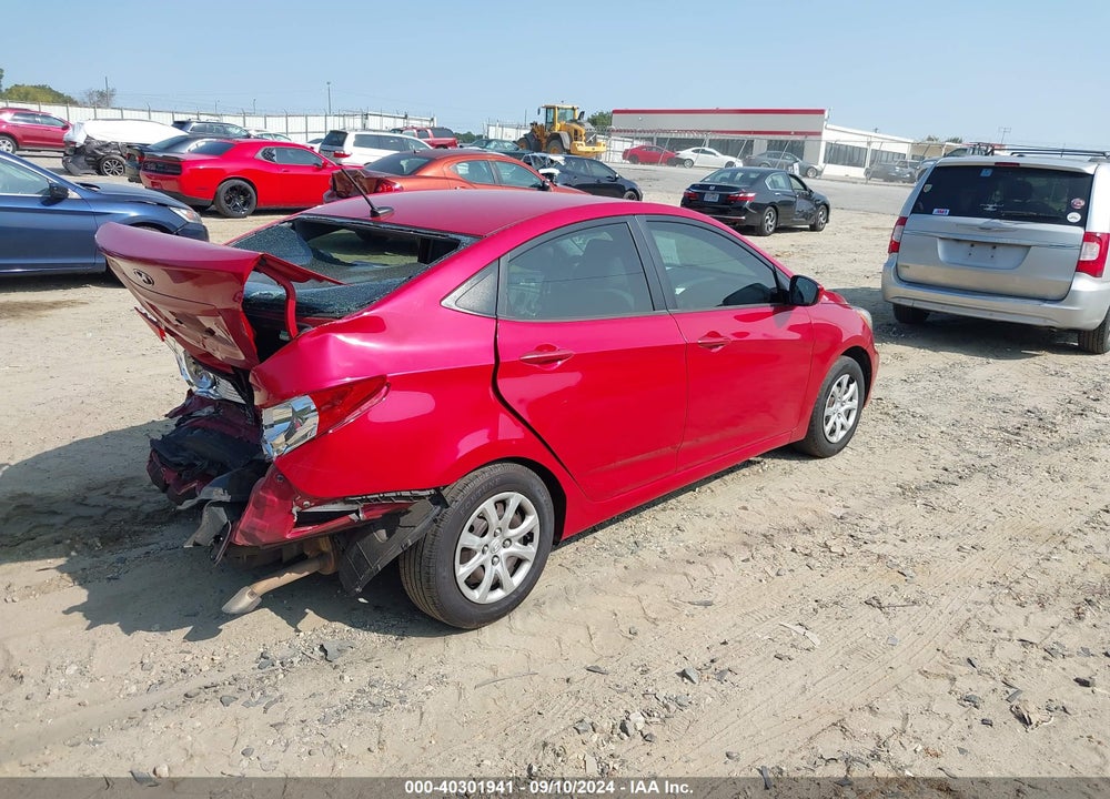 2013 HYUNDAI ACCENT GLS VIN: KMHCT4AE3DU558389