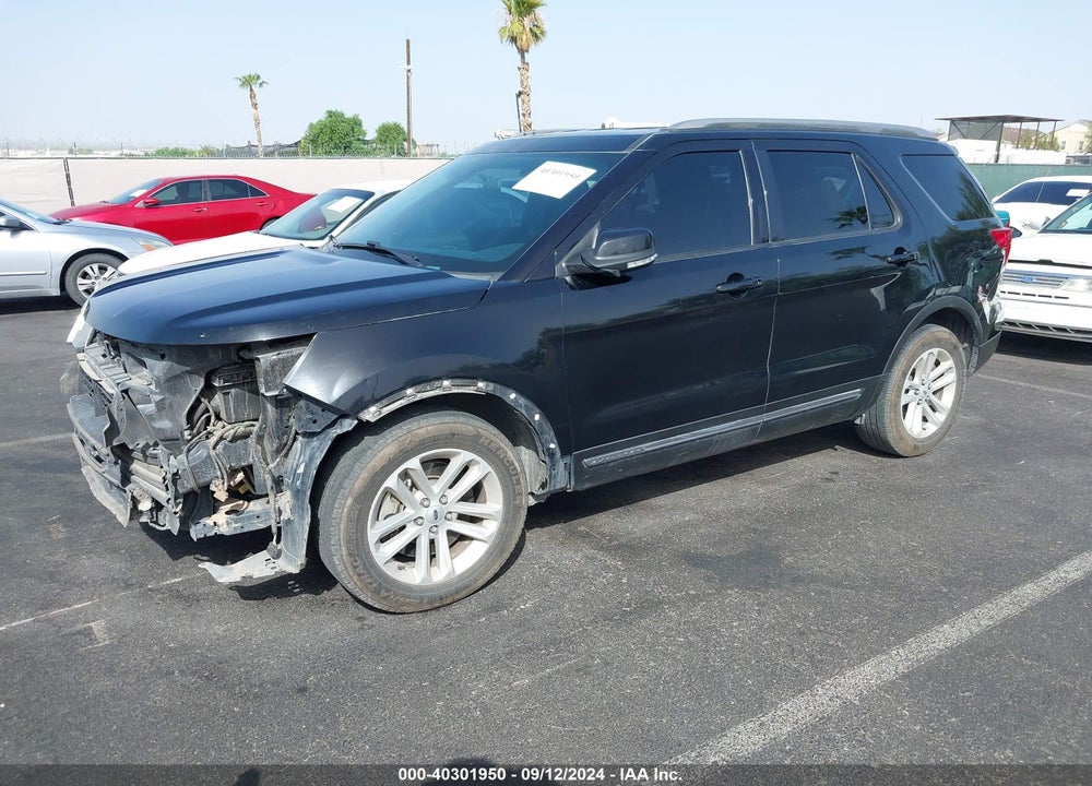 2017 FORD EXPLORER XLT VIN: 1FM5K7D86HGE42689