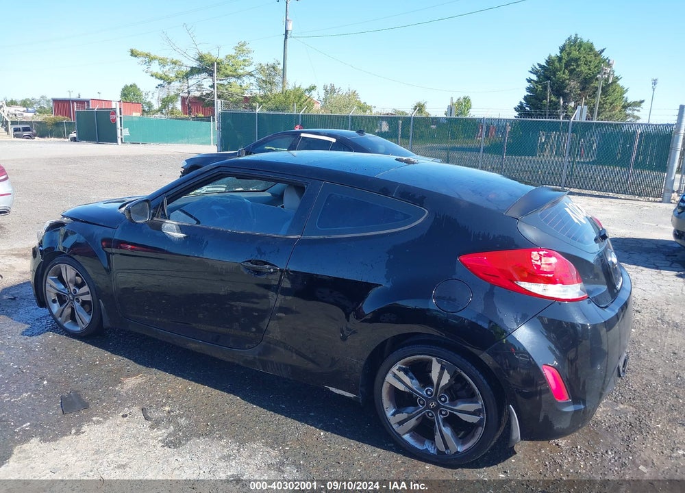 2013 HYUNDAI VELOSTER BASE W/GRAY VIN: KMHTC6AD6DU119416