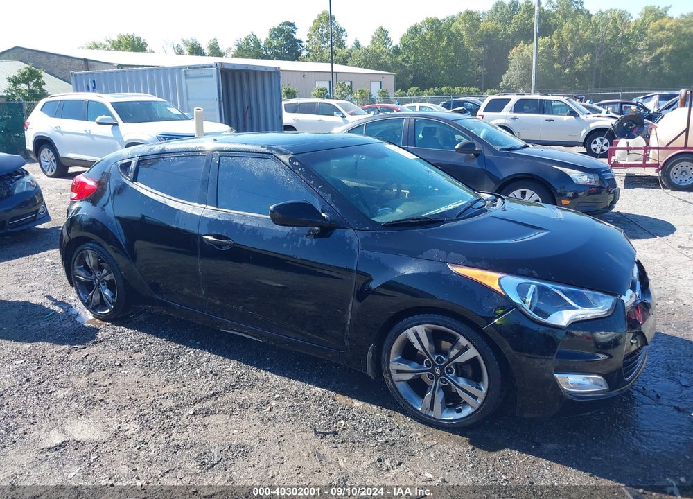 2013 HYUNDAI VELOSTER BASE W/GRAY VIN: KMHTC6AD6DU119416