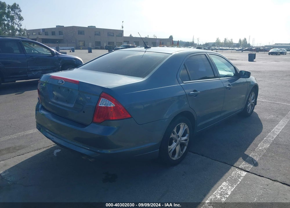 2012 FORD FUSION SE VIN: 3FAHP0HA2CR199588