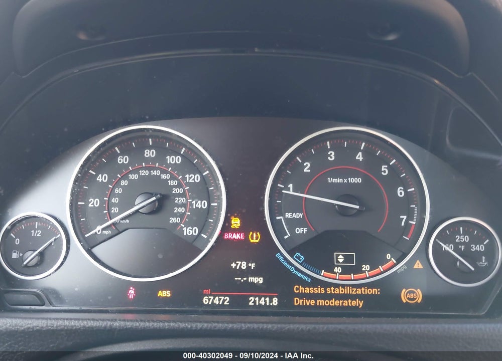 2016 BMW 328I VIN: WBA8E7C59GK572846