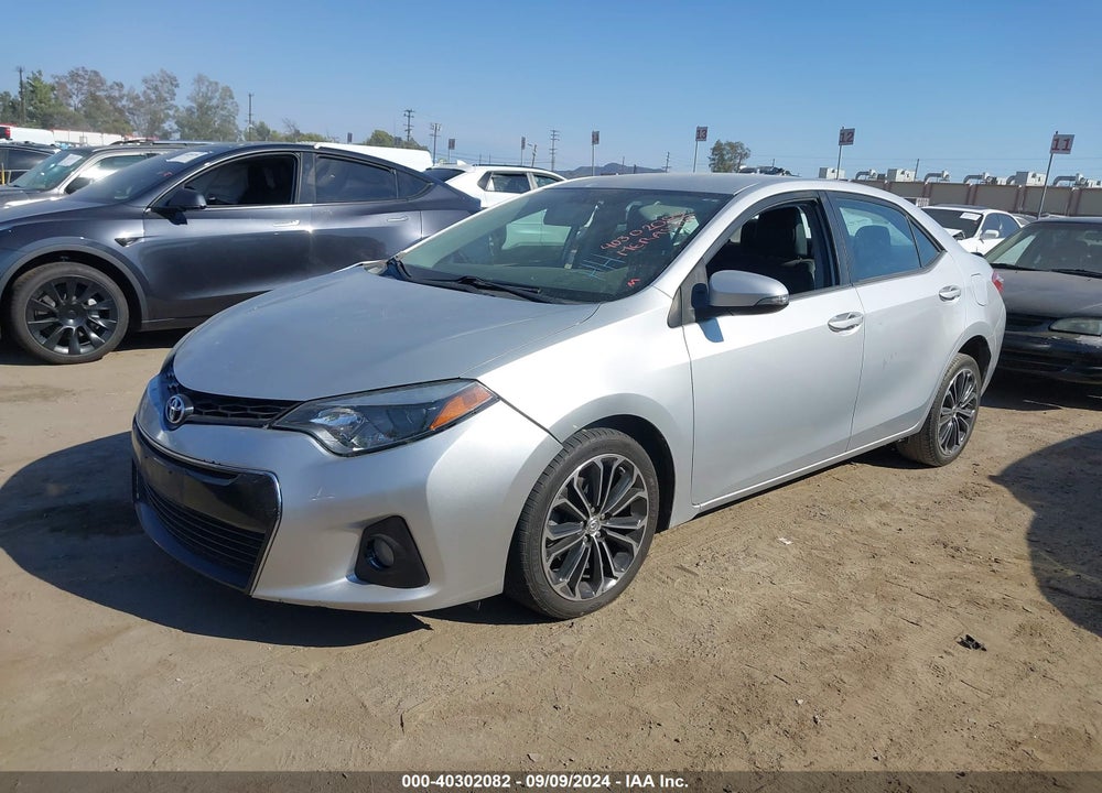 2015 TOYOTA COROLLA S PLUS VIN: 5YFBURHE9FP227672