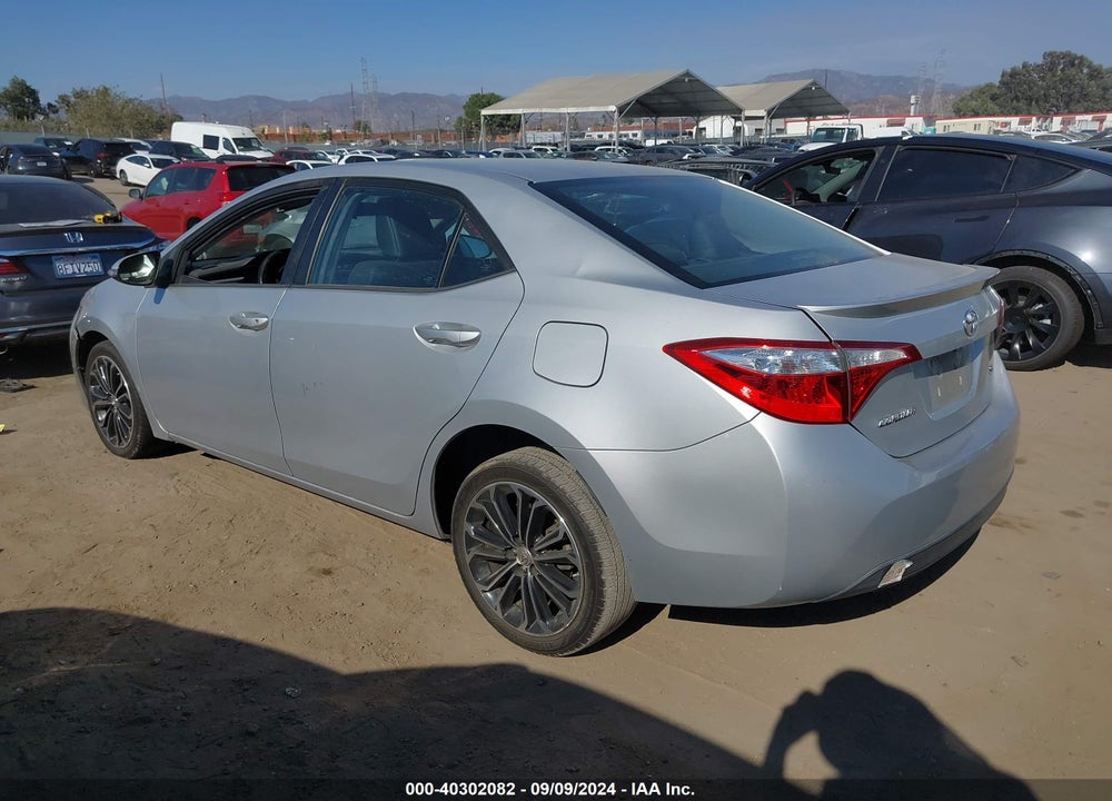 2015 TOYOTA COROLLA S PLUS VIN: 5YFBURHE9FP227672