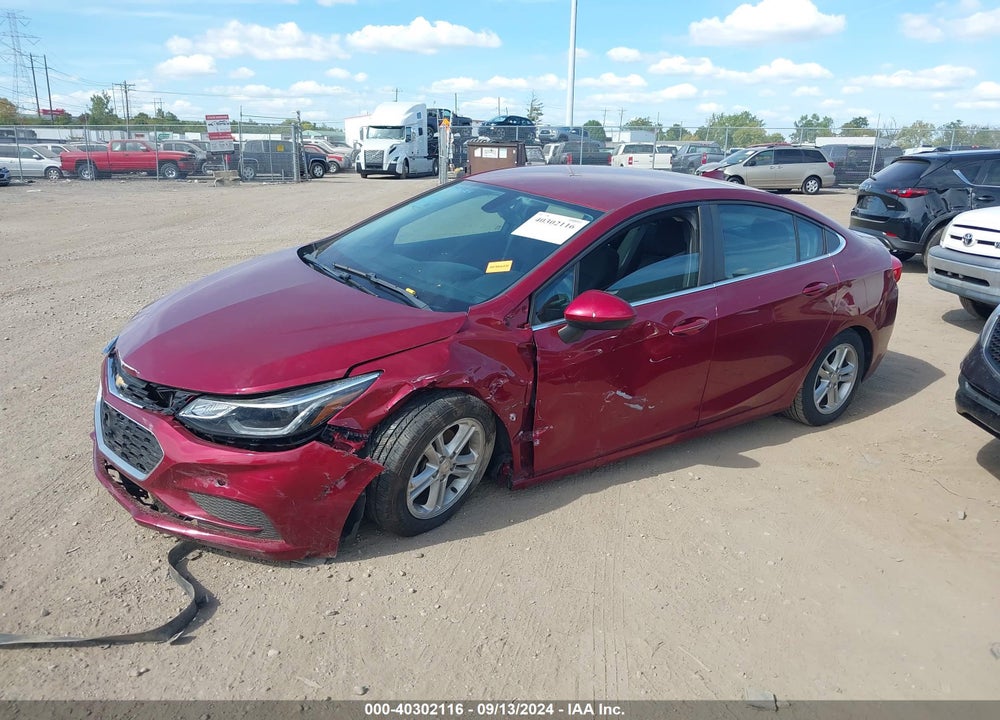 2017 CHEVROLET CRUZE LT AUTO VIN: 1G1BE5SM4H7129314