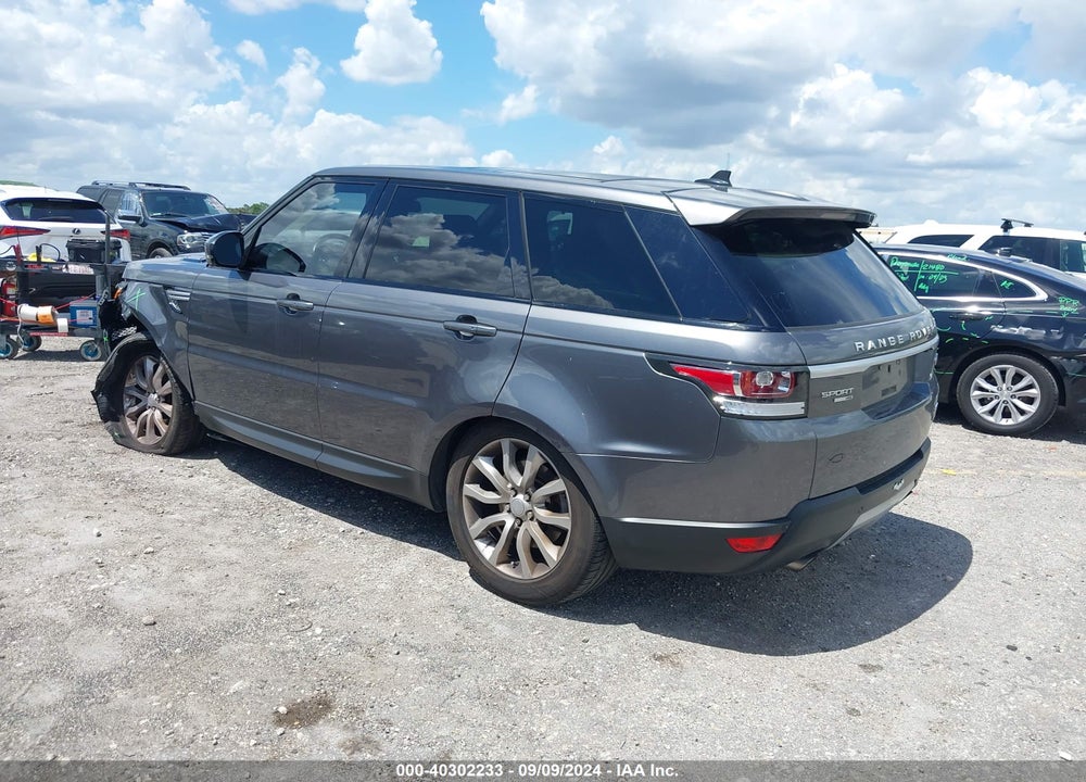 2016 LAND ROVER RANGE ROVER SPORT 3.0L V6 SUPERCHARGED HSE VIN: SALWR2PF9GA647984