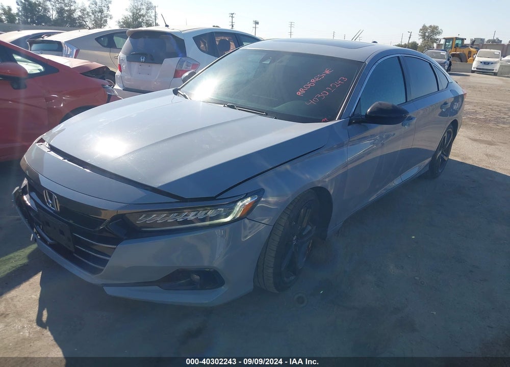 2021 HONDA ACCORD SPORT 2.0T VIN: 1HGCV2F37MA029654