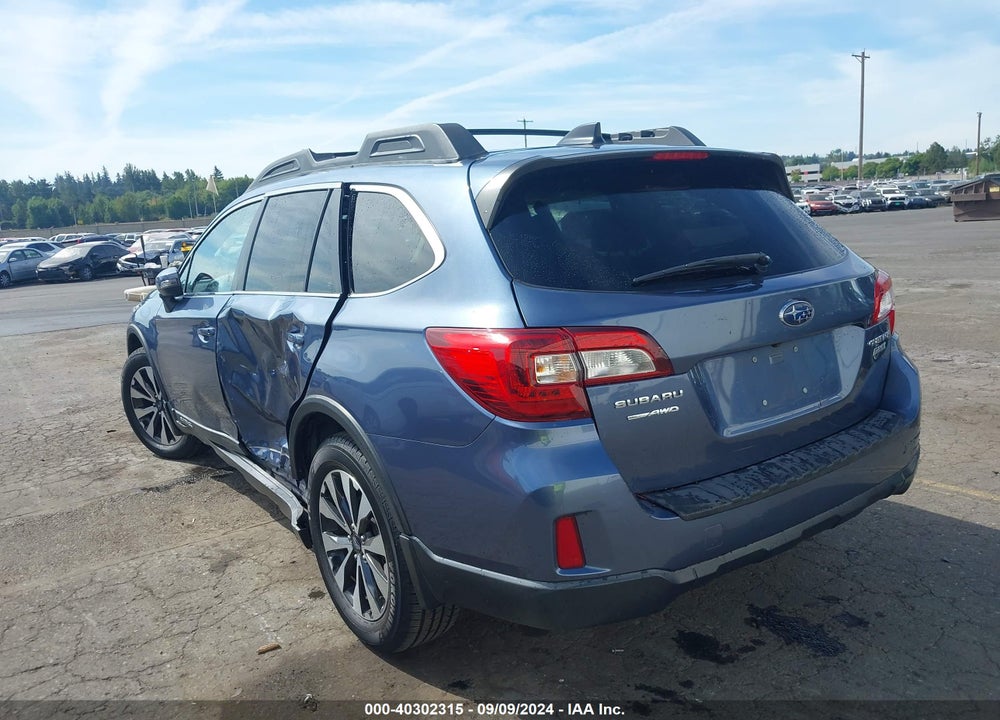 2016 SUBARU OUTBACK 2.5I LIMITED VIN: 4S4BSANC9G3303701