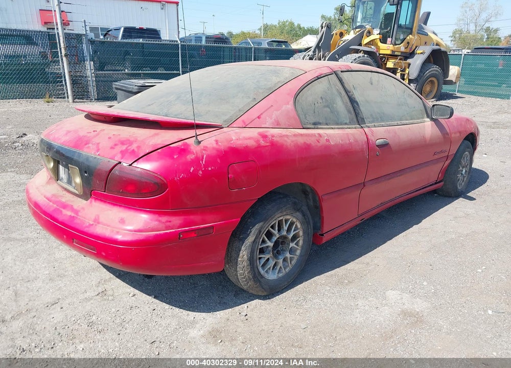 1996 PONTIAC SUNFIRE SE VIN: 1G2JB1247T7531393