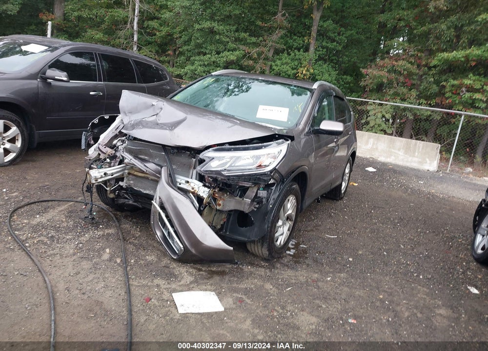 2015 HONDA CR-V EX-L VIN: 5J6RM4H7XFL051446