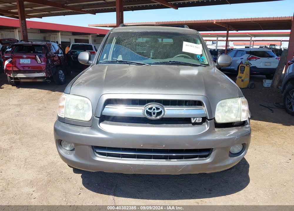 2005 TOYOTA SEQUOIA SR5 V8 VIN: 5TDZT34AX5S247016