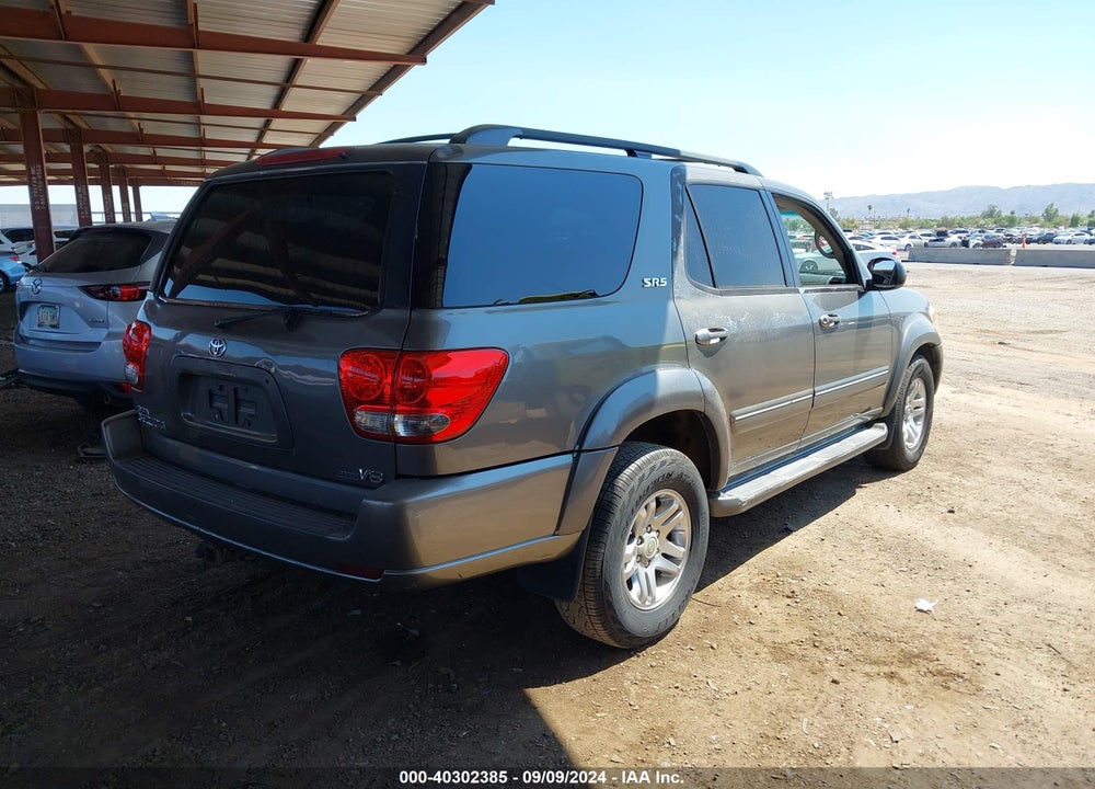 2005 TOYOTA SEQUOIA SR5 V8 VIN: 5TDZT34AX5S247016