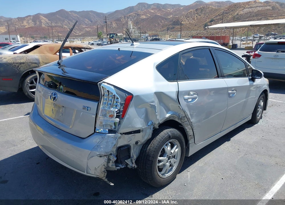 2010 TOYOTA PRIUS IV VIN: JTDKN3DUXA1006022