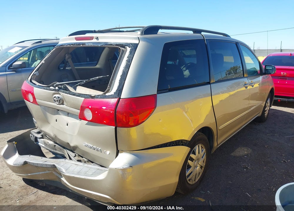 2009 TOYOTA SIENNA LE VIN: 5TDZK23C99S228785