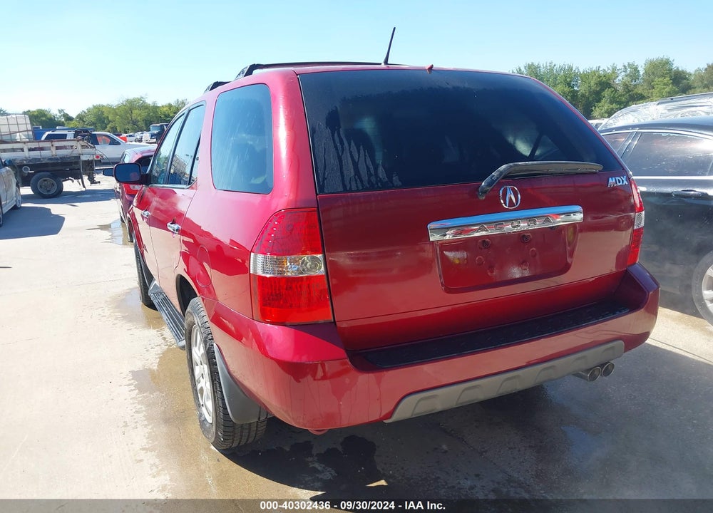 2003 ACURA MDX TOURING PKG RES W/NAVIGATION SYSTEM VIN: 2HNYD18993H512981