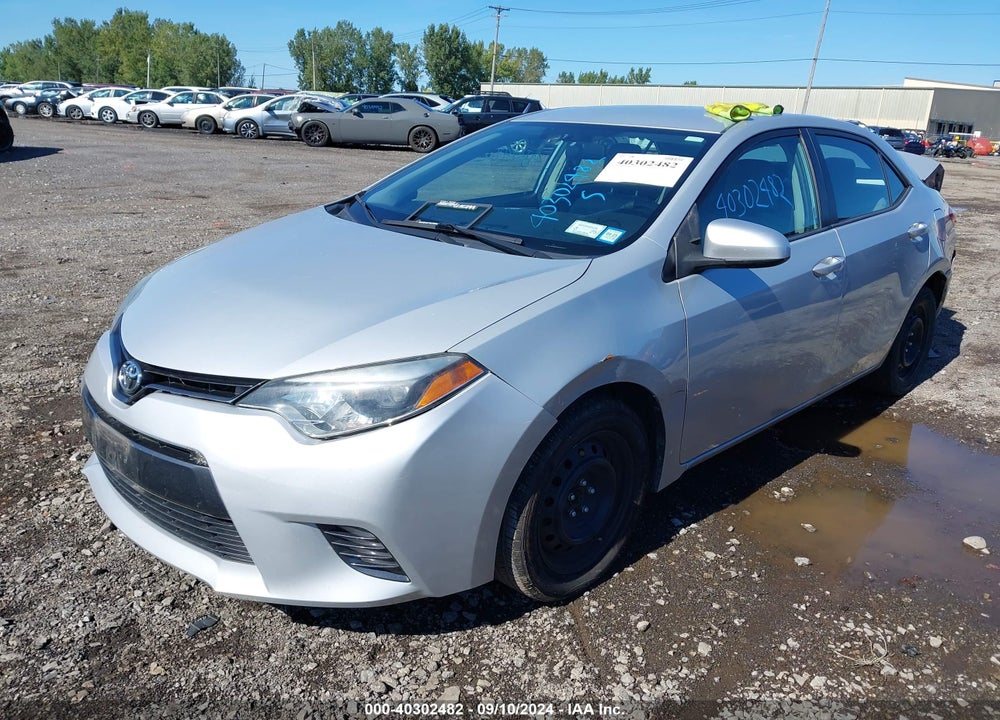 2016 TOYOTA COROLLA LE VIN: 2T1BURHEXGC601241