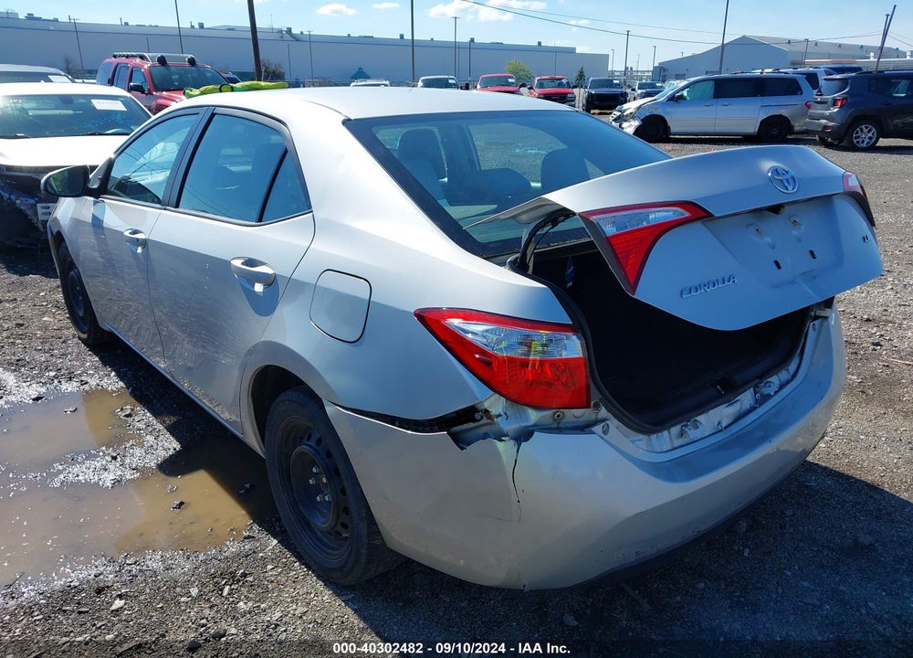 2016 TOYOTA COROLLA LE VIN: 2T1BURHEXGC601241