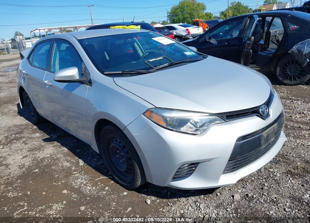 2016 TOYOTA COROLLA LE VIN: 2T1BURHEXGC601241