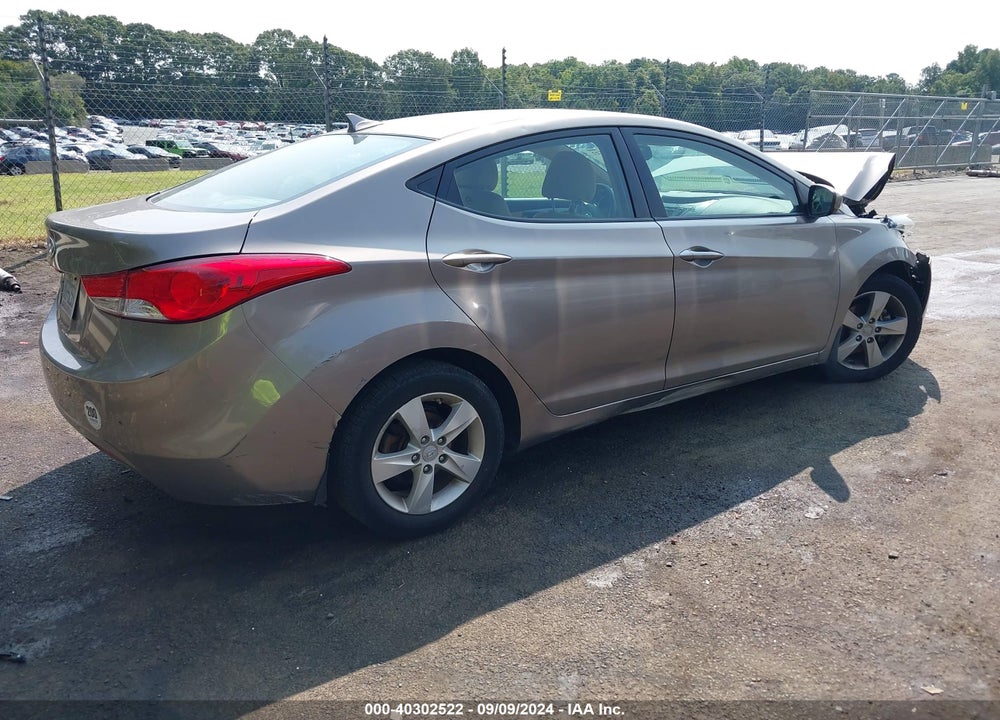 2013 HYUNDAI ELANTRA GLS VIN: 5NPDH4AE5DH258020