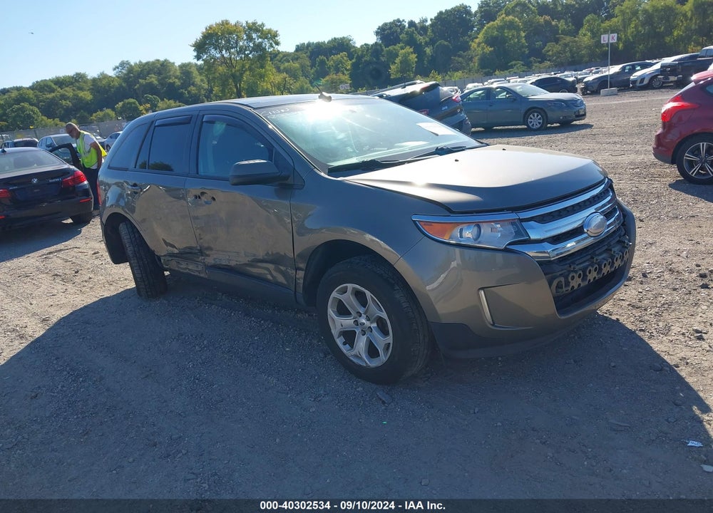 2013 FORD EDGE SEL VIN: 2FMDK3JC9DBE36075