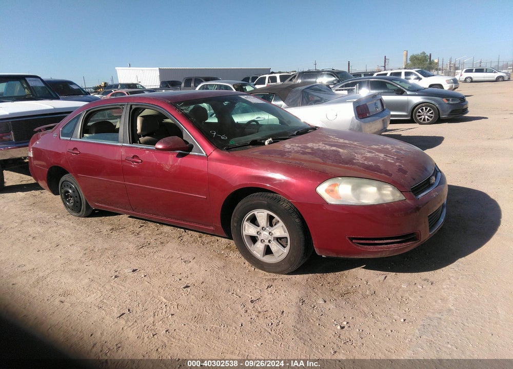 2008 CHEVROLET IMPALA LT VIN: 2G1WT58KX81253985