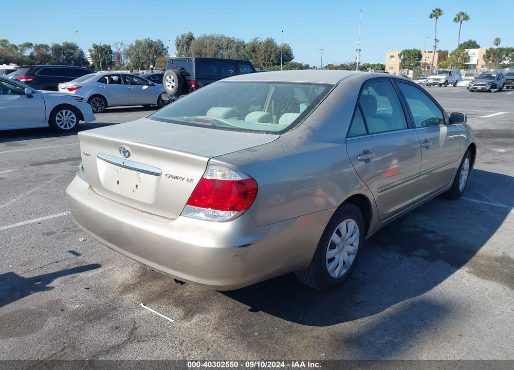 2005 TOYOTA CAMRY LE VIN: 4T1BE32K35U422737