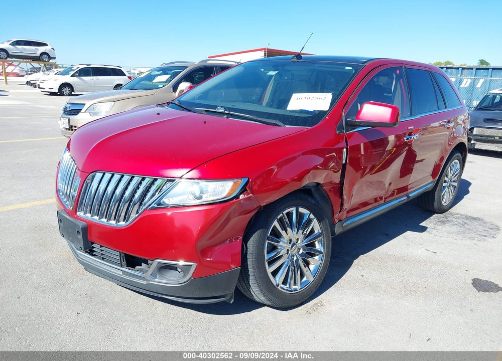 2011 LINCOLN MKX VIN: 2LMDJ6JK0BBJ04863