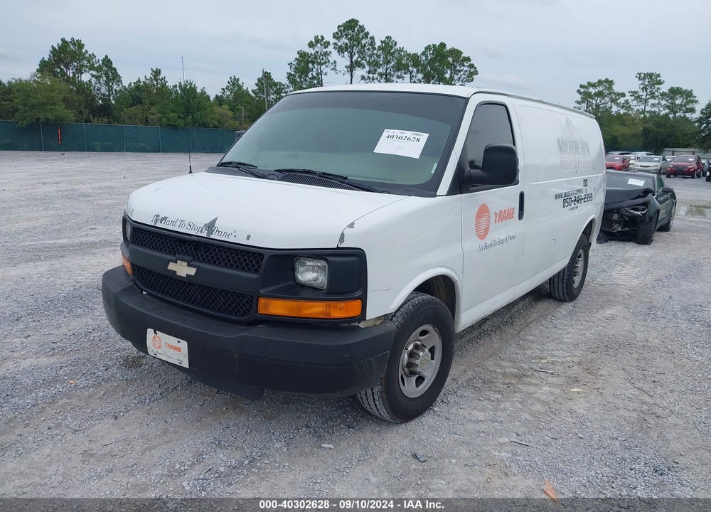 2013 CHEVROLET EXPRESS 2500 WORK VAN VIN: 1GCWGFCA6D1101041