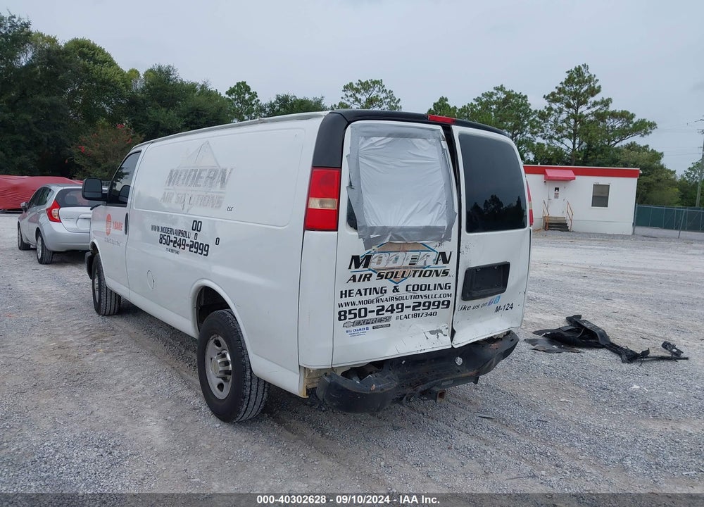 2013 CHEVROLET EXPRESS 2500 WORK VAN VIN: 1GCWGFCA6D1101041