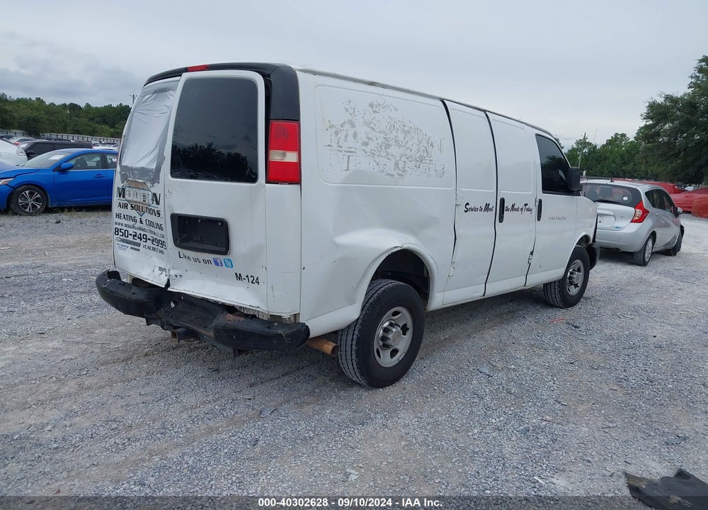 2013 CHEVROLET EXPRESS 2500 WORK VAN VIN: 1GCWGFCA6D1101041