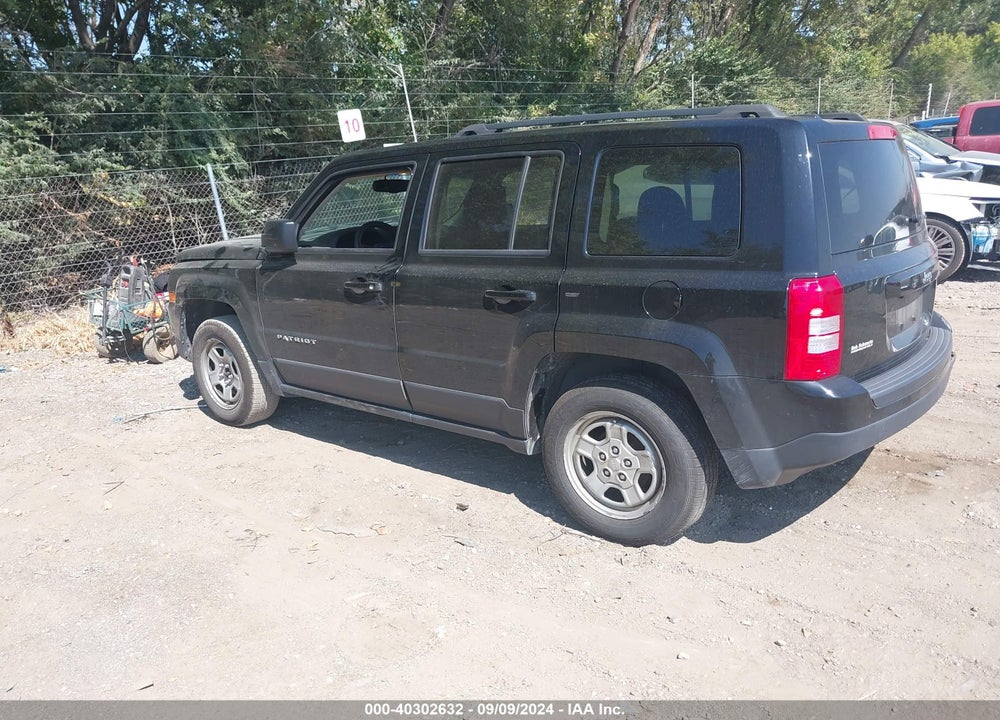 2016 JEEP PATRIOT SPORT VIN: 1C4NJPBB0GD754769