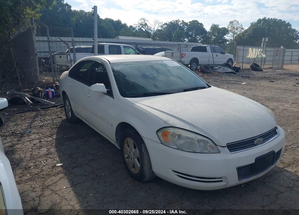 2007 CHEVROLET IMPALA LT VIN: 2G1WT58K679335048