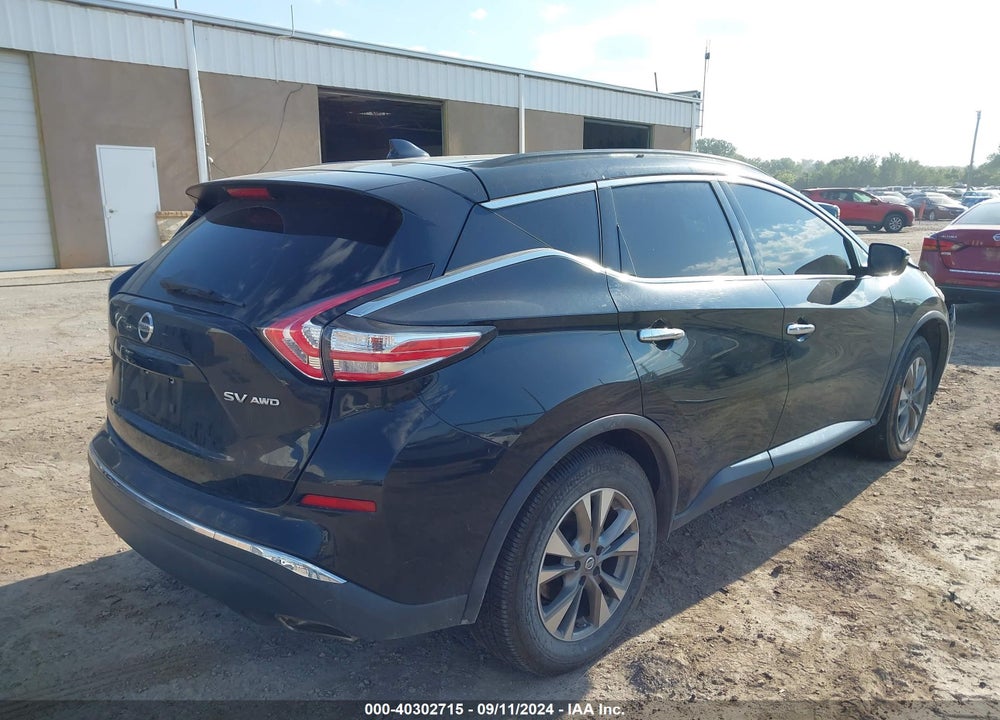 2018 NISSAN MURANO SV VIN: 5N1AZ2MH4JN117828