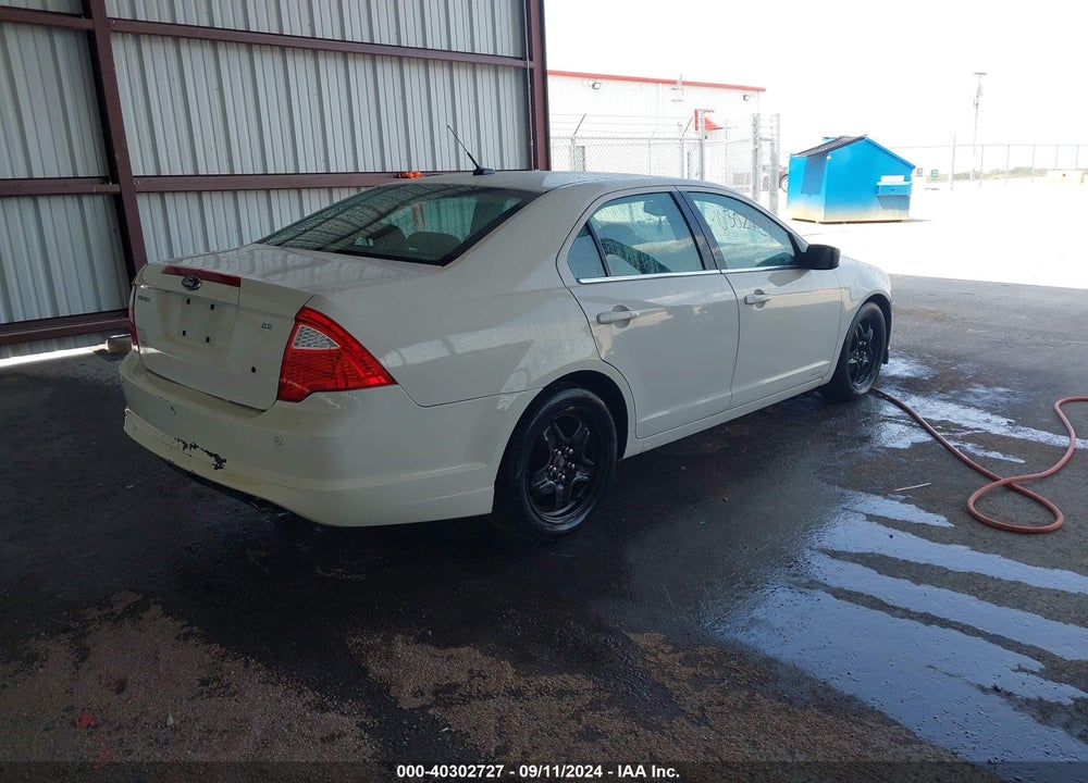 2010 FORD FUSION SE VIN: 3FAHP0HA0AR237736