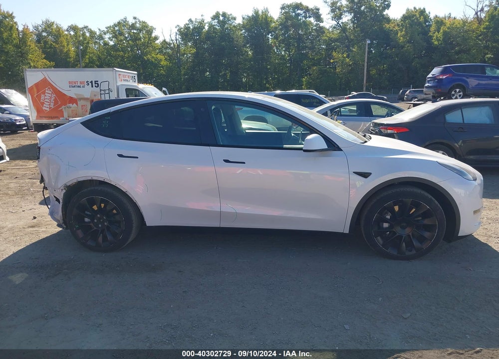 2021 TESLA MODEL Y LONG RANGE DUAL MOTOR ALL-WHEEL DRIVE VIN: 5YJYGDEE9MF191001
