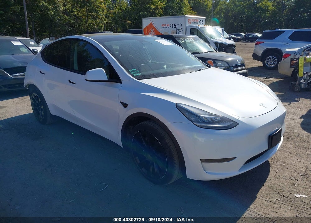 2021 TESLA MODEL Y LONG RANGE DUAL MOTOR ALL-WHEEL DRIVE VIN: 5YJYGDEE9MF191001