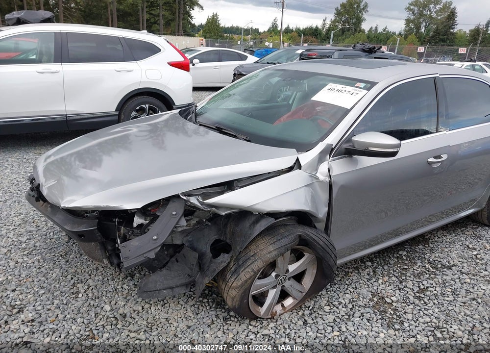 2013 VOLKSWAGEN PASSAT 2.5L SE VIN: 1VWBP7A30DC001303