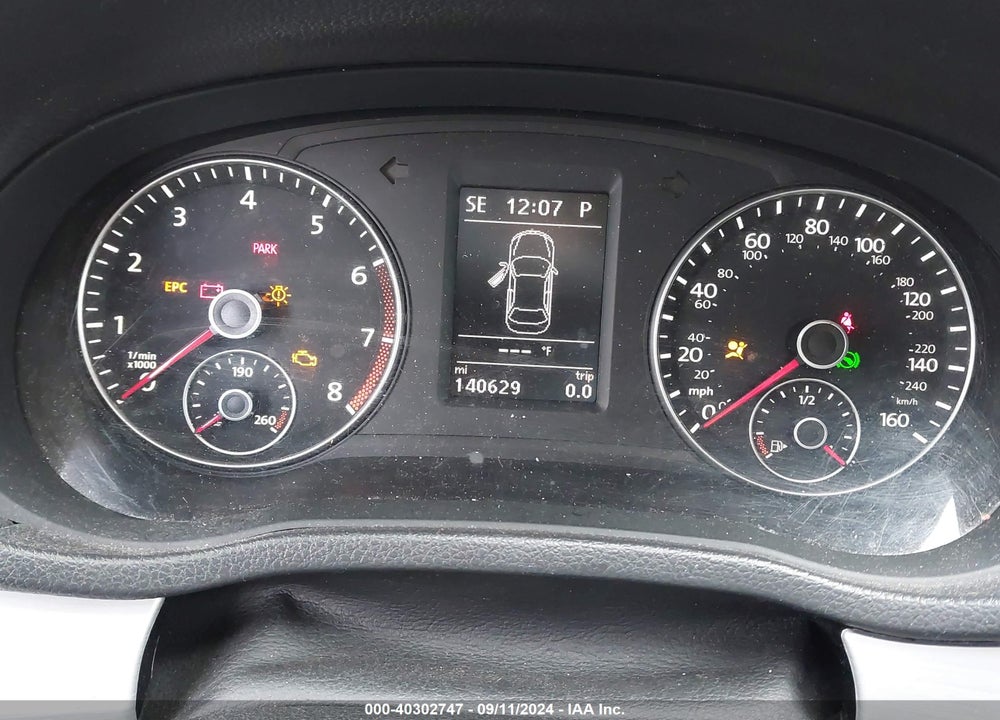 2013 VOLKSWAGEN PASSAT 2.5L SE VIN: 1VWBP7A30DC001303