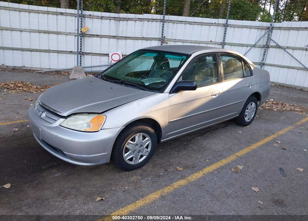 2003 HONDA CIVIC LX VIN: 2HGES16683H548458