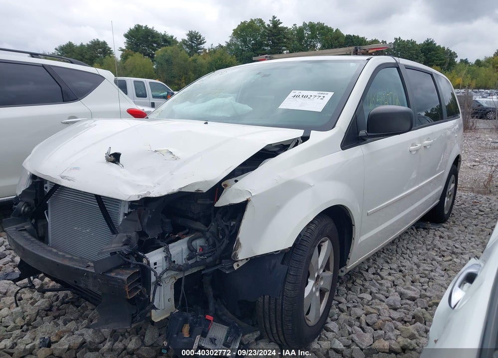 2013 DODGE GRAND CARAVAN SE VIN: 2C4RDGBG3DR780800