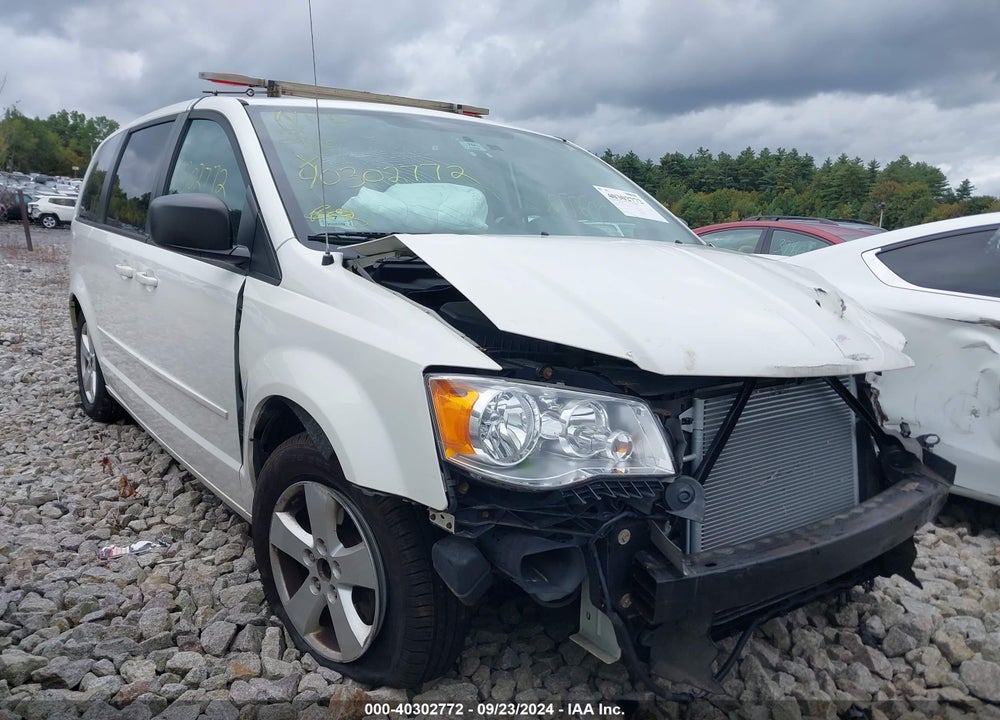 2013 DODGE GRAND CARAVAN SE VIN: 2C4RDGBG3DR780800