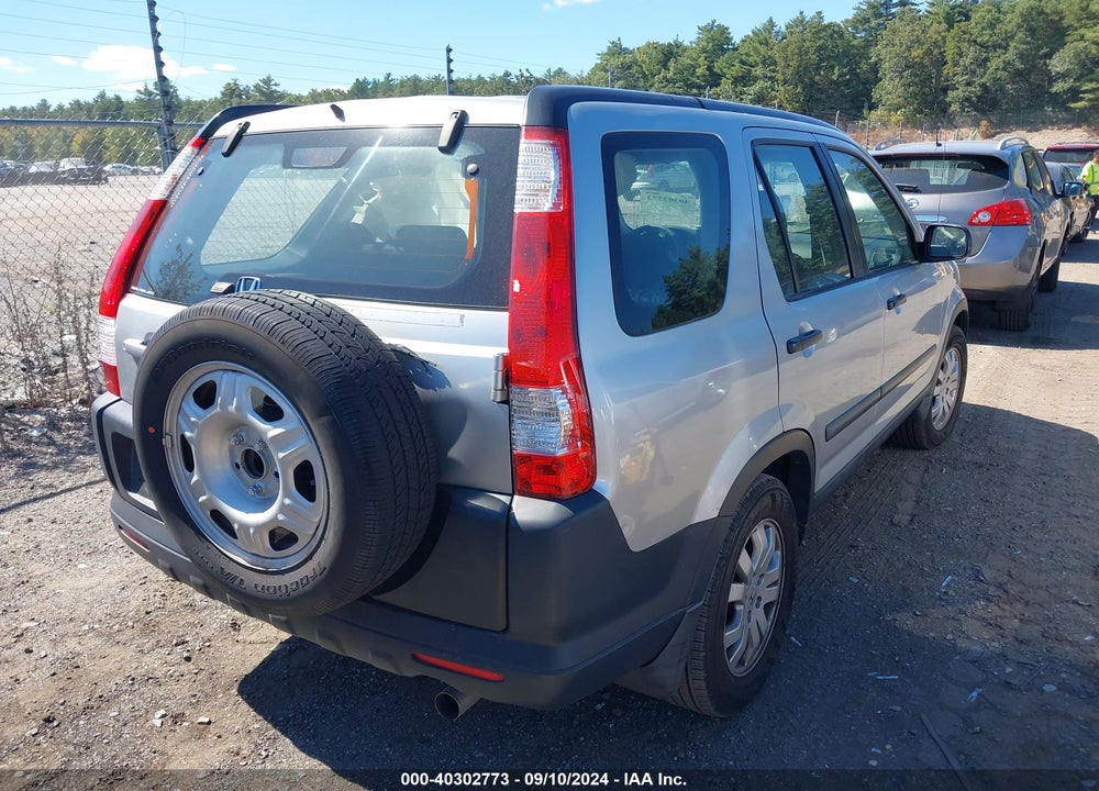 2006 HONDA CR-V LX VIN: SHSRD78546U437670