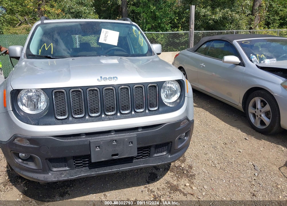 2016 JEEP RENEGADE LATITUDE VIN: ZACCJBBW3GPE31671