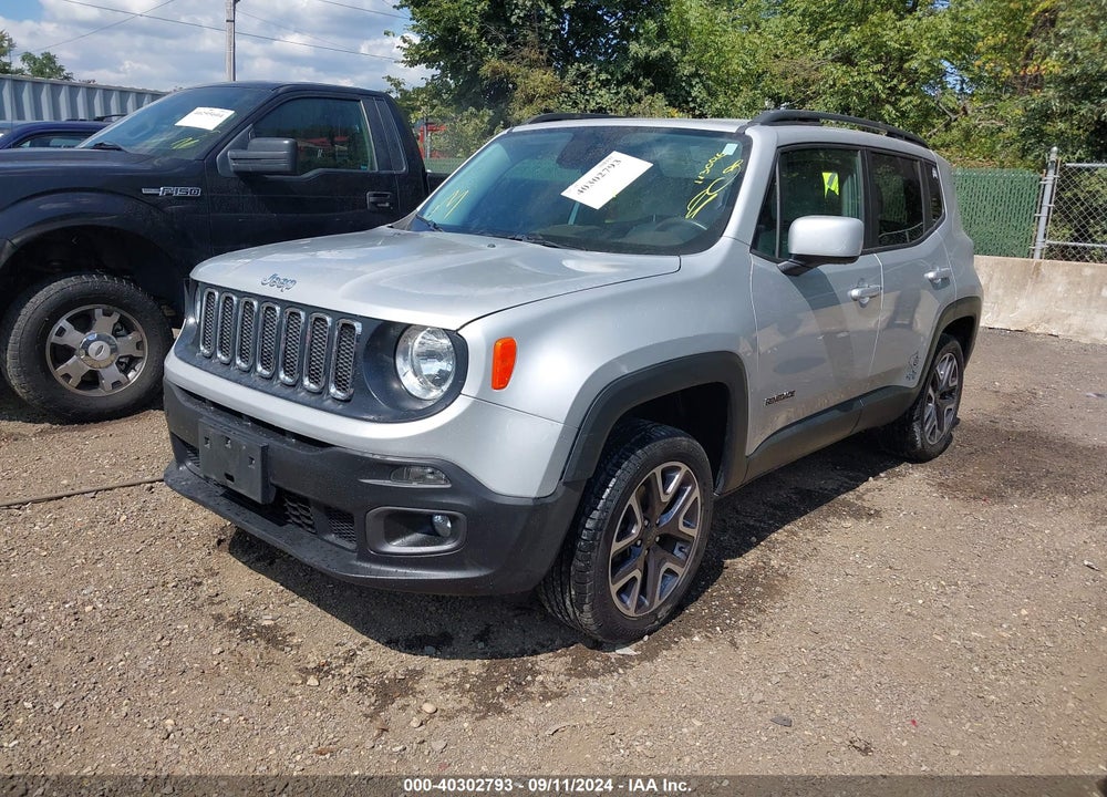 2016 JEEP RENEGADE LATITUDE VIN: ZACCJBBW3GPE31671