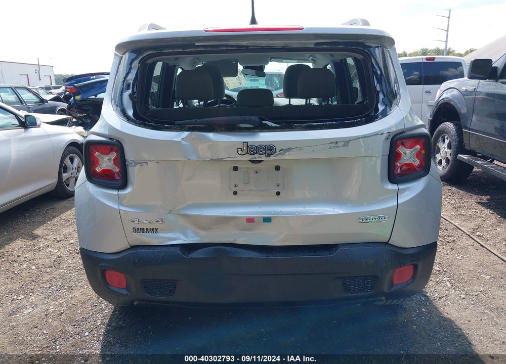 2016 JEEP RENEGADE LATITUDE VIN: ZACCJBBW3GPE31671