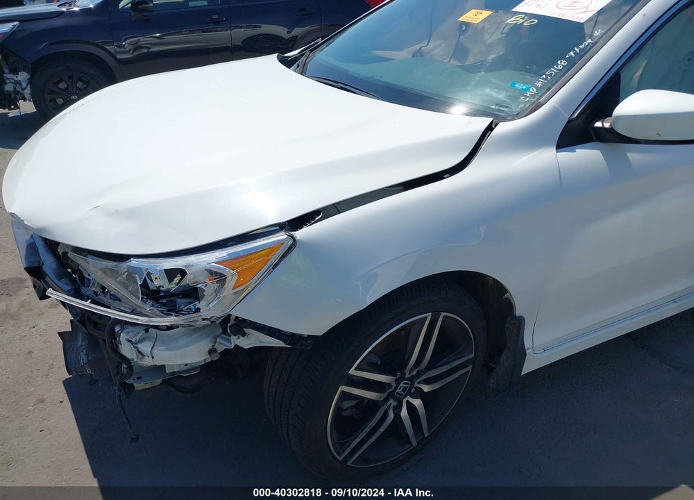 2016 HONDA ACCORD SPORT VIN: 1HGCR2F58GA085693